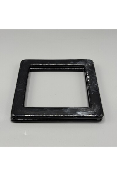 Aynalı Kare Acrylic Sap Black