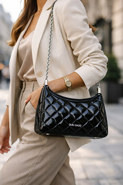 dukidasoturkiye مبطّن حمالة سلسلة قطعة للنساء حقيبة كتف |   MT1545