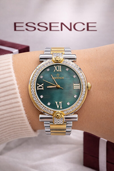 Essence KADIN KOL SAATİ 22 AYAR ALTIN KAPLAMA 5 ATM SU GEÇİRMEZ 2 YIL ARIKAN ...