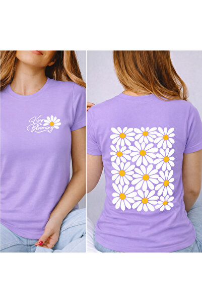 Kartier Tricou Dama Lila Keep blooming