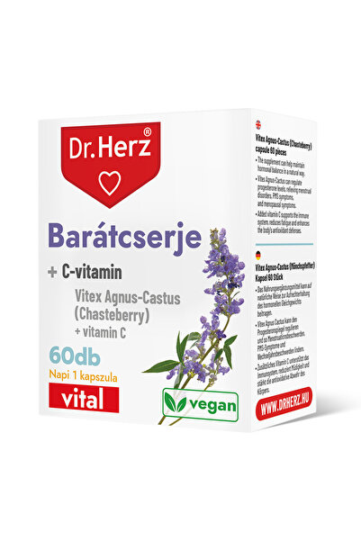 Dr Herz Vegan capsules with Vitex agnus castus for hormonal health 60 pcs