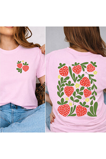 Kartier Women's T-shirt Pink Strawberry blush