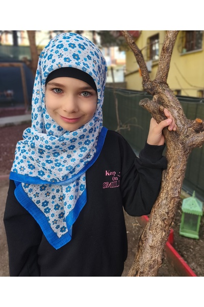 dua' is وشاح للأطفال 80x80 حجاب للرأس 100% قطن