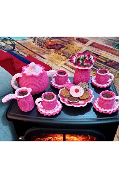 Şah Marine Amigurumi kahve seti