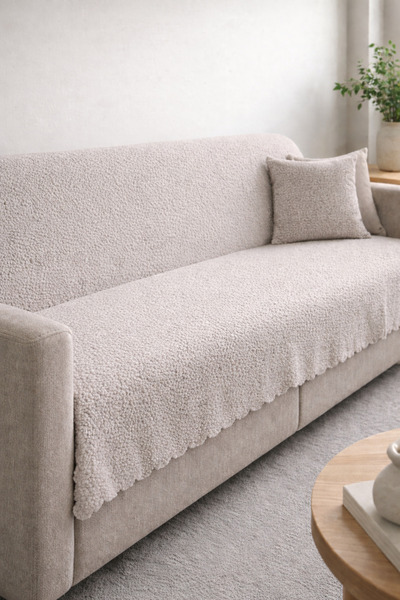 ÖZLÜ TEKSTİL Modern Soft-Textured Multi-Purpose Sofa Cover 190 X 250