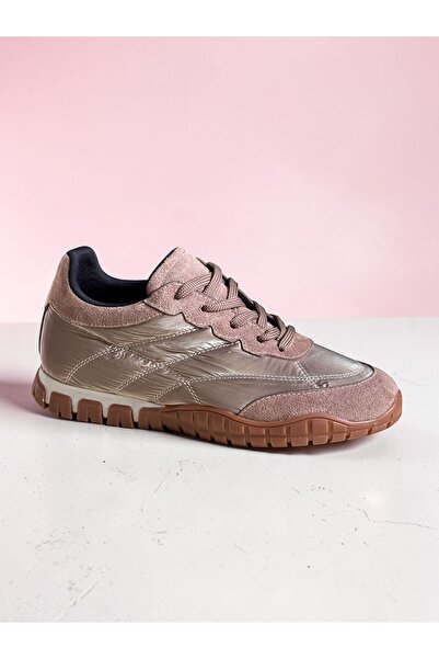 SPOR SCR Kahve Paraşüt Kumaşlı Kadın Sneakers 23 ELZ