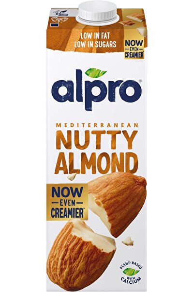 Alpro Roasted Almond Drink, 100% Plant-Based, Lactose & Dairy Free - 1L