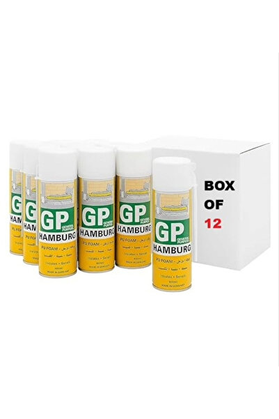 GP PU Foam Spray 300ml (Germany) – General Purpose Expanding Foam (Box of 12)