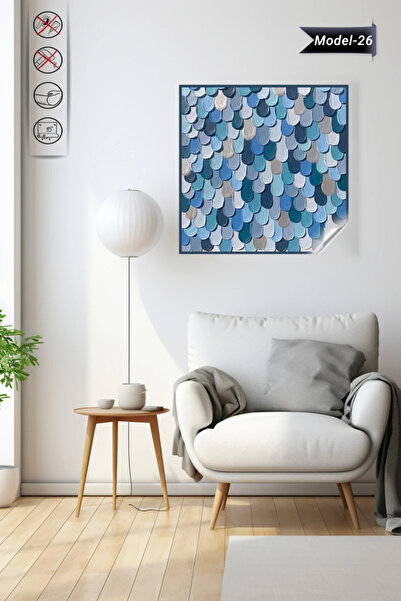 Akıllı Kağıt Tablou cu efect de aderență statică - Poster Modern (Model-26)