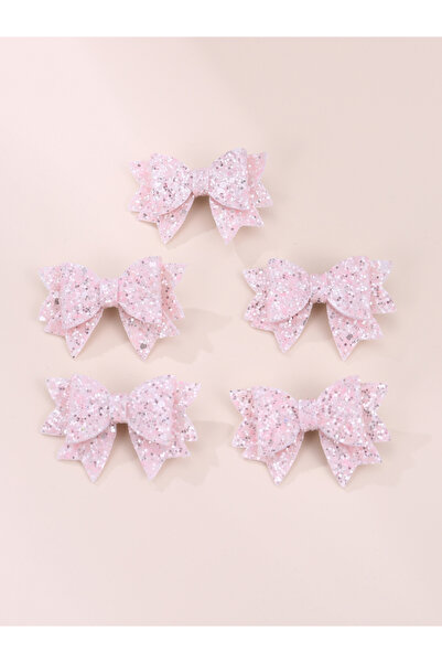 Take Two By Styli Pack of 5 - Purple Bow Hair Clips