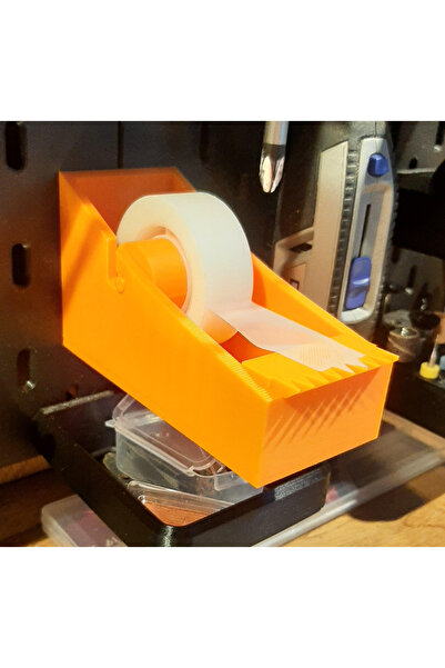 DU&ER Skadis Compatible Tape Roll Holder – Desktop & Pegboard Organizer