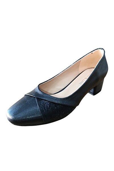 WHİTE LİNE 9925 حذاء نسائي أنيق بكعب قصير وسميك ومغلق