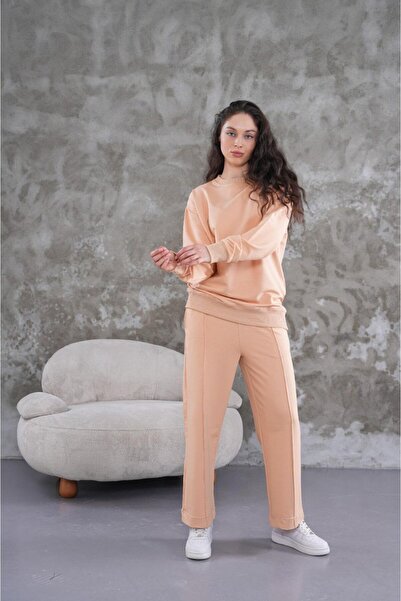ZAVIXO Women's Daily Cotton Piece Top and Bottom Set