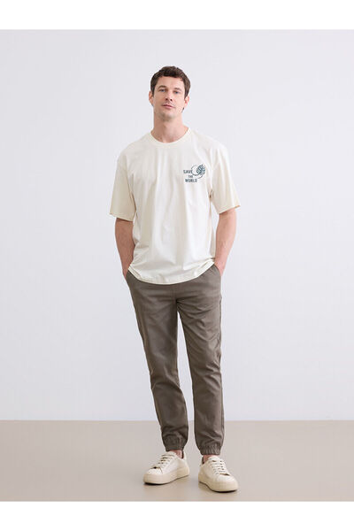 LC Waikiki Vizyon New Season Crew Neck Printed Men's T-Shirt