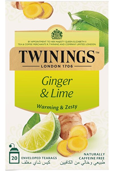 Twinings Infuso Ginger & Lime Tea, Luxury Tea Blend, Made with All Natural In...