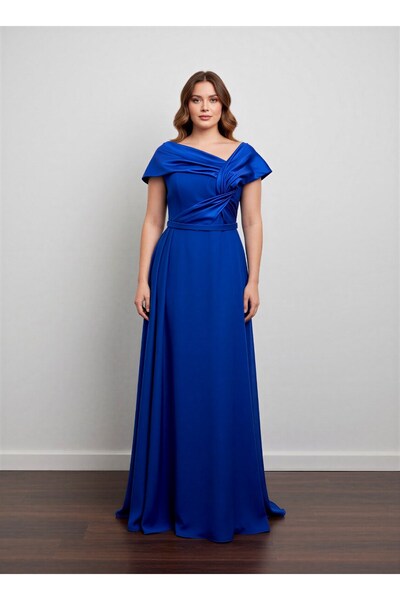 MAXXE 6245SAT JANET SATEN SIVAMA ELBİSE