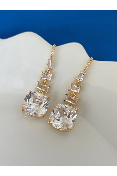 Take Two By Styli Embellished Drop Earrings