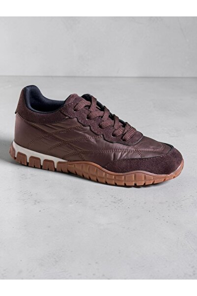 SPOR SCR Kahve Paraşüt Kumaşlı Kadın Sneakers 23 ELZ