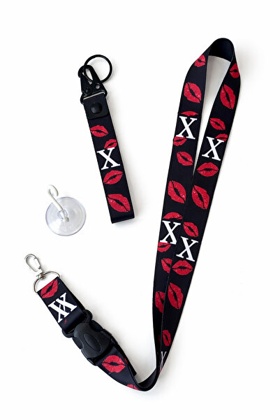 NIFF X ÖPÜCÜK SET Moto ve Oto Uyumlu Anahtarlık & Ayna Askı İpi, Çok Amaçlı A...