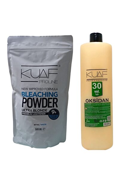Kuaf Yeni Profesyonel Yoğun Ultra Renk Saç Açıcı Oryal Toz Powder 500GR + 30v...