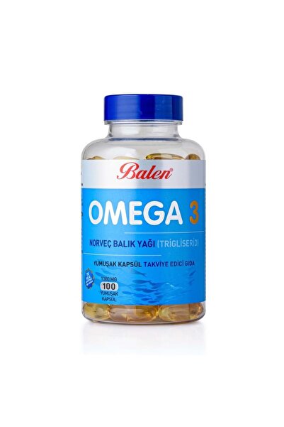 Balen OMEGA 3 NORVEÇ BALIK YAĞI (TRİGLİSERİD) YUMŞAK KAPSÜL 1380 MG *100