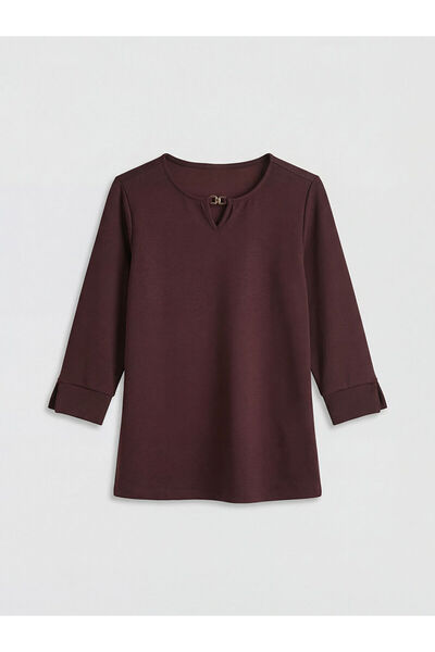 LC Waikiki Bluză Özmarka Noul Sezon guler rotund Soft Touch