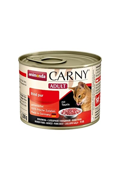 Animonda Hrană umedă Carny pentru pisici adulte, carne de vită, 6 bucăți x 200g