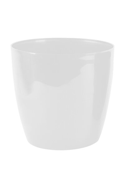 SERİNOVA YAKUT SAKSI DRENAJLI 7 NO - Kirli Beyaz