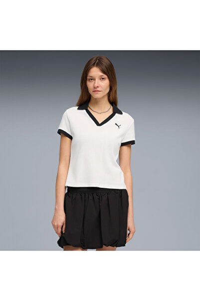 Puma Wardrobe Essentials Women's White Polo