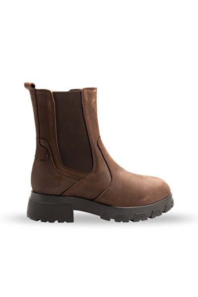 Forelli Luna-G Women's Leather Boots Brown Nubuck