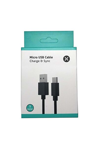 USB TO MİCRO USB SİYAH 2.4A 1M ŞARJ KABLOSU