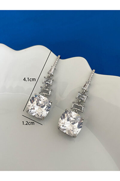 Take Two By Styli Embellished Drop Earrings