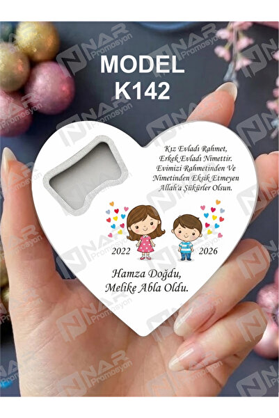 Nar Promosyon Kalp Açacak Magnet 40 Adet - Ambalaj Hediye - Kalp,Balon,Ayak,D...
