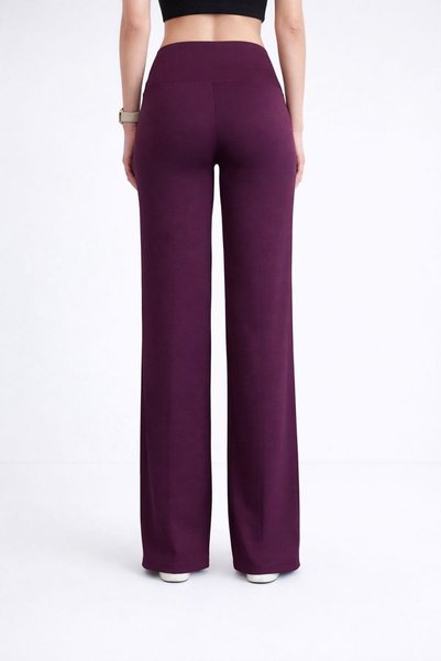 one depot only for quality life Modal Fabric High-Waist Stretchy Shaping Straight-Leg Pants Leggings