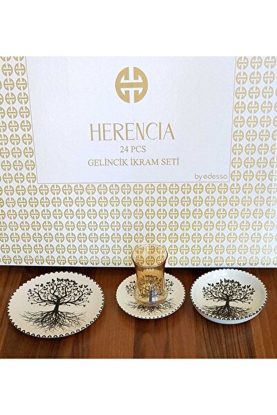 Herencia GELİNCİK 24 PARÇA İKRAM SETİ