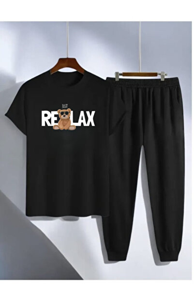 LAVİTTA Relax Printed sweatpants and t-shirt - Jogger Pants t-shirt bottom to...