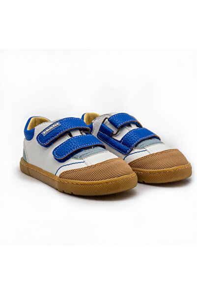 titanitos Boys' barefoot shoes CRB540 Oscar – Ivory, synthetic material, Flat...