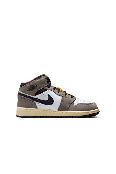JORDAN Air 1 Mid SE 'Cave Stone' Basketbol Ayakkabısı HQ2014-100 (Dar Kalıptı...
