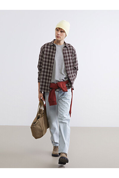 LC Waikiki Ozmarka New Season Regular Fit Plaid Men's Shirt