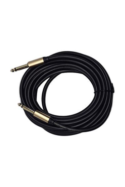 chester 5 Metre 6.35 mm to 6.35 mm Ses Kablosu - Çivi Jak Enstrüman ve Amfi B...