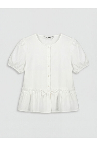 LC Waikiki Özmarka Нова колекция Момичешка блуза с набори