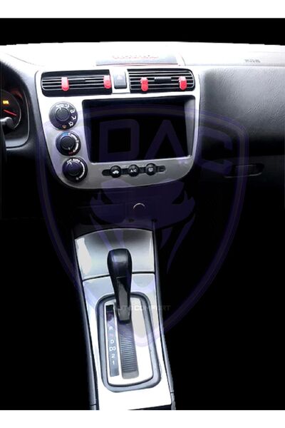 ODAC TUNING Honda Vtec 2 Console, Torpedo Coating, Carbon, Black, Silver, Mah...