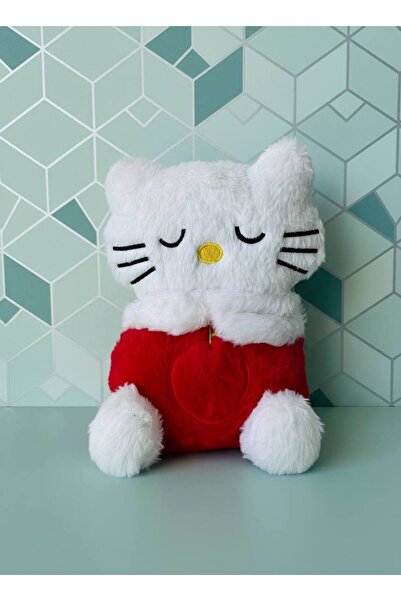 farddad Renkli Hello Kitty Nefes Alan Peluş Oyuncak Müzikli Bebek Uyku Arkada...