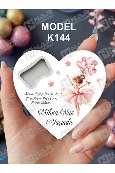 Nar Promosyon Kalp Açacak Magnet 40 Adet - Ambalaj Hediye - Kalp,Balon,Ayak,D...