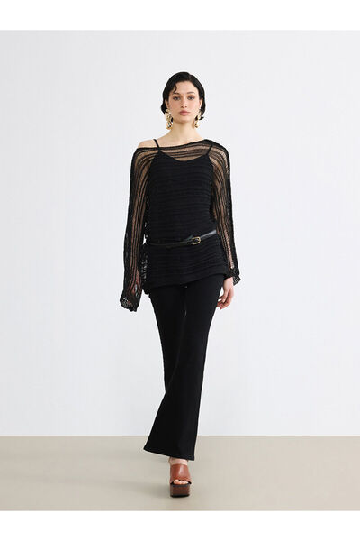 LC Waikiki Γυναικείο τζιν παντελόνι ψηλόμεσο με φαρδιά μπατζάκια Özmarka Νέας...