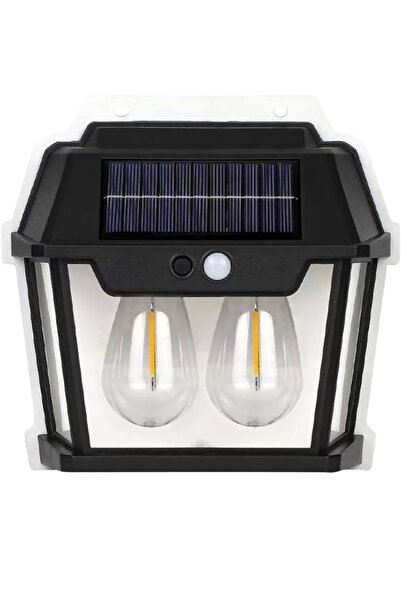 farissu 2Pcs Solar Powered Garden Lighting Wall Lamp with Sensor Waterproof S...