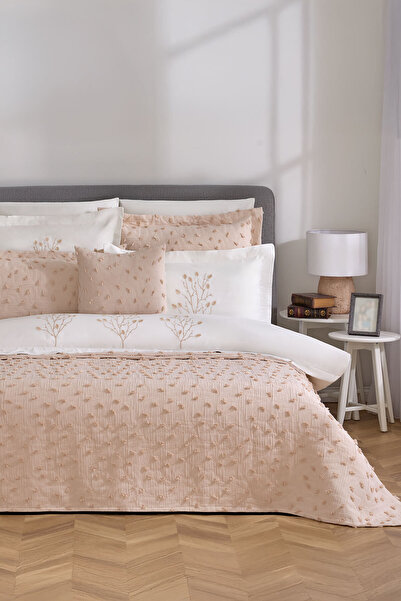 Özdilek بلومي باترن سرير تول ü مزدوج طقم غطاء لحاف