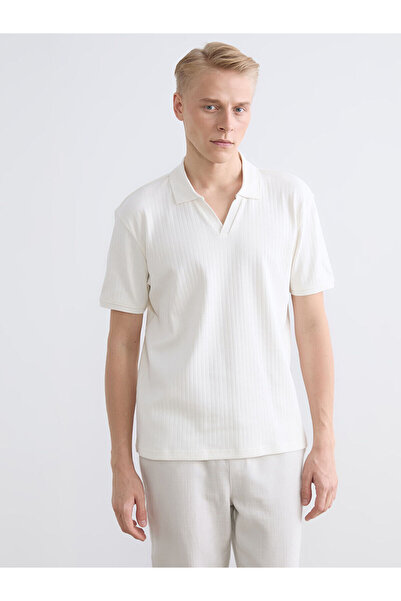 LC Waikiki Nevavm with a Difference Polo Collar Men's T-Shirt