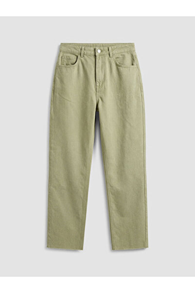 LC Waikiki Γυναικείο παντελόνι Özmarka New Season Regular Fit Γκαμπαρντίνα