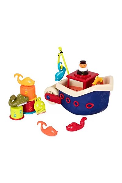 BATTAT Jucarie de baie Corabie&minus;Pescuit cu accesorii